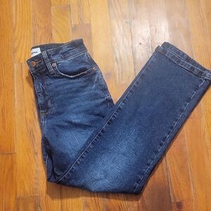 Classic Blue Straight Leg Jeans with Indigo Wash